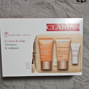 Clarins Firmness & Radiance 4 Piece Gift Set Travel Size